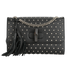 Studded Bamboo Chain Bag, front view